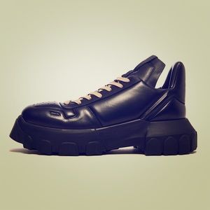Black Maximal Tractor Sneakers